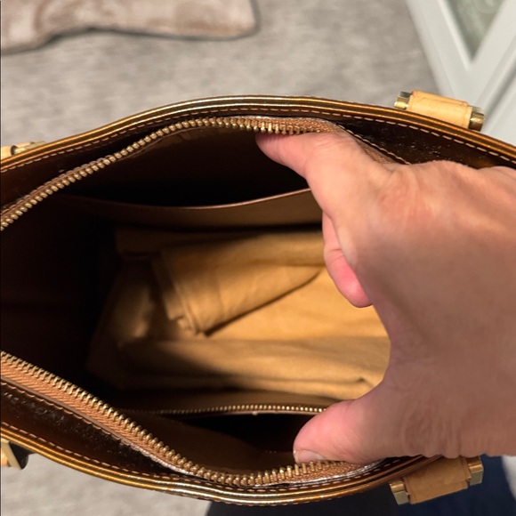 Louis Vuitton Brown Patent Leather Tote - Picture 10 of 16